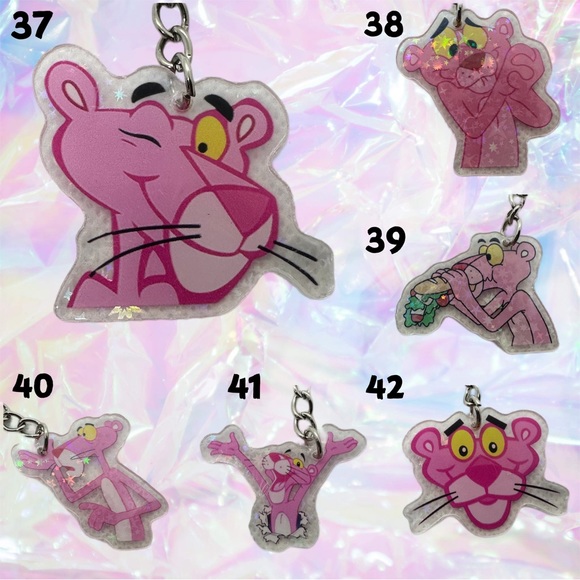 Cute Pink Cat KBK Keychains - Picture 8 of 9